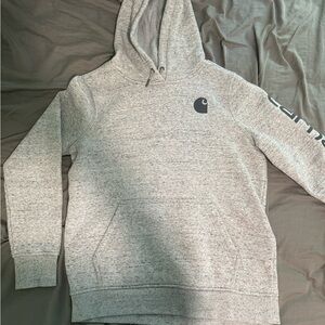 Carhartt Gray Hoodie Sweatshirt